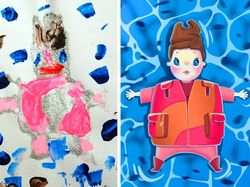 Keren! Ketika Seniman Pro Melukis Ulang Gambar Buatan Anak-anak