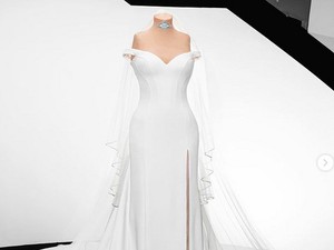 Detail Memukau Gaun Pengantin Britney Spears, Dibuat Versace 700 Jam