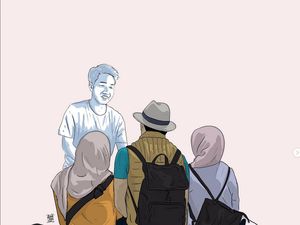 7 Ilustrasi Eril dan Keluarga Ridwan Kamil yang Viral Bikin Haru Netizen