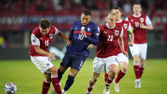 UEFA Nations League: Austria Vs Prancis Tuntas 1-1