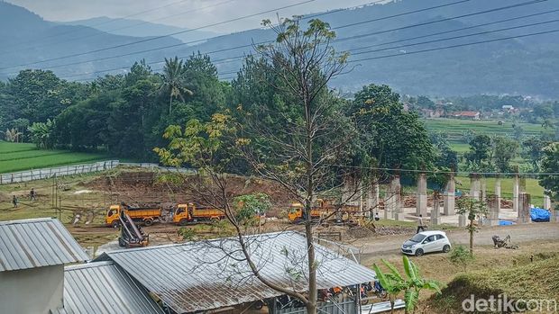 Lokasi pemakaman Eril di Cimaung, Kabupaten Bandung.
