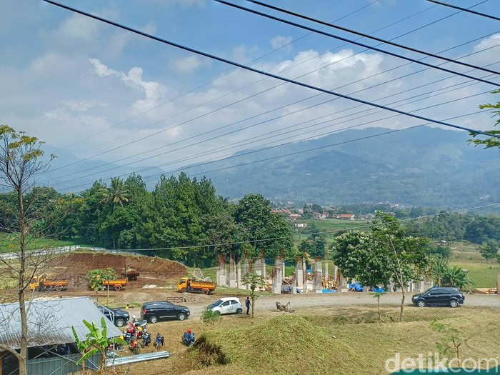 Lokasi pemakaman Eril di Kabupaten Bandung.