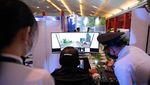 Potret Pameran Train Simulator LRT di Jakarta Fair 2022
