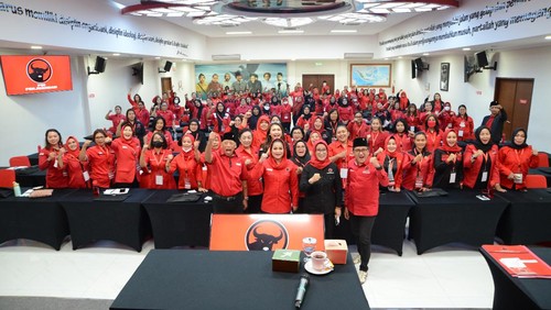 Pendidikan Kader Perempuan Tingkat Nasional 2022 di Sekolah Partai, Lenteng Agung, Jakarta Selatan, Jumat (10/6/2022).