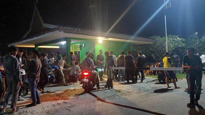 Situasi pasca bentrokan di Univerisitas Riau