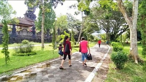 Suasana Kebun Raya Jagatnatha Jembrana, Jumat (10/6/2022)