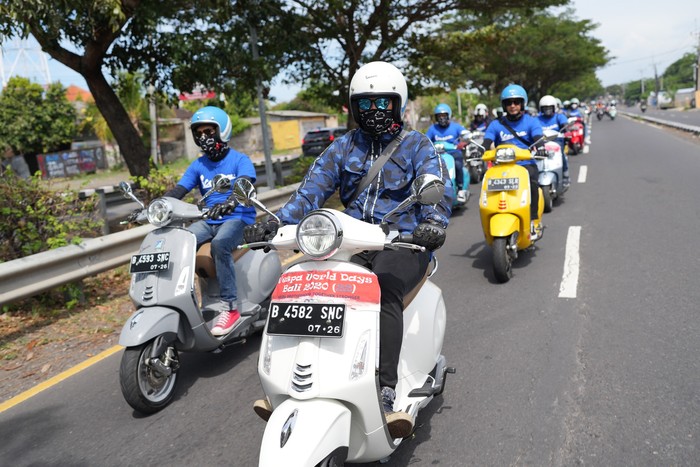 Vespa World Days 2022 di Badung Bali.