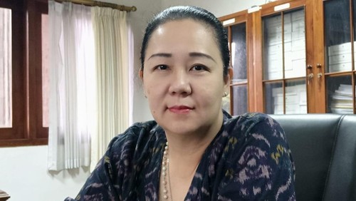 Anggota DPRD Bali dari Partai Solidaritas Indonesia (PSI) Grace Anastasia Surya Widjaja.