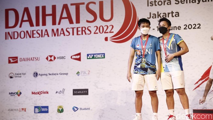 Apriyani Rahayu/Siti Fadia Silva Ramadhanti di Indonesia Masters 2022.