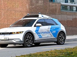 Wih! Hyundai Ioniq 5 Jadi Taksi Online Tanpa Sopir di Korea Selatan