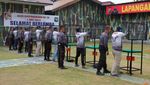 Keseruan Lomba Menembak Sambut Hari Bhayangkara di Polda Riau