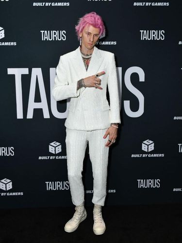 Machine Gun Kelly hadir di premier 'Taurus', Tribeca Film Festival, New York City, Amerika Serikat.