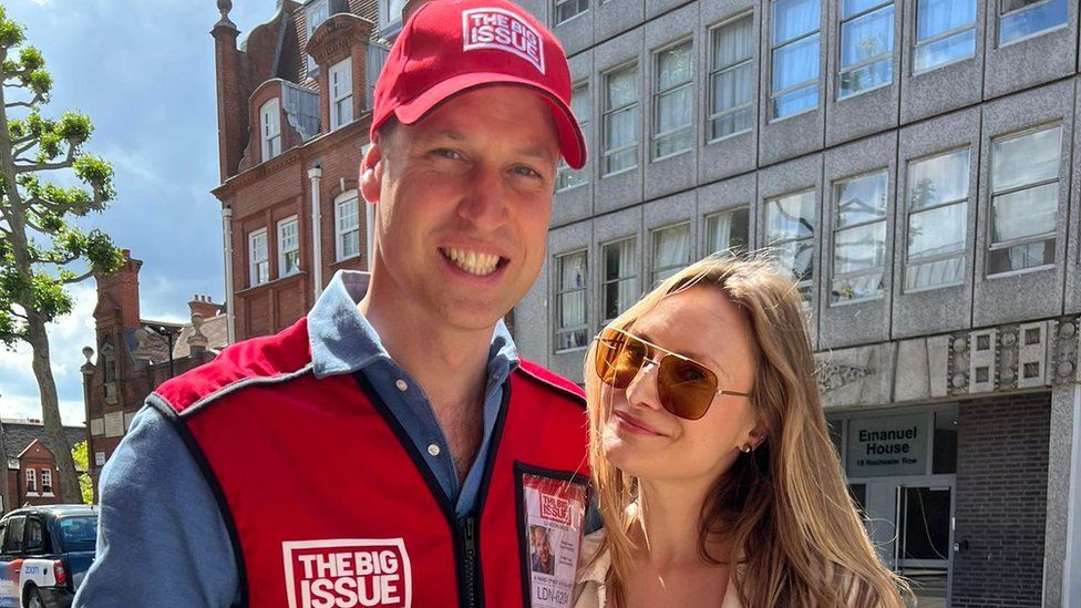 Pangeran William jualan majalah