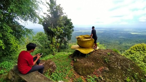 Puncak Mawar, salah satu destinasi wisata di Jembrana yang bisa jadi referensi untuk liburan. Berada di pinggiran hutan Lingkungan Dewasana, Kelurahan Pendem, Kecamatan Jembrana Bali, Sabtu (11/6/2022)