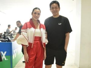 Raisa Starstruck Jumpa Idola Atlet Badminton di Indonesia Masters