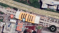 Salah satu titik stasiun di dekat kantor BNN.