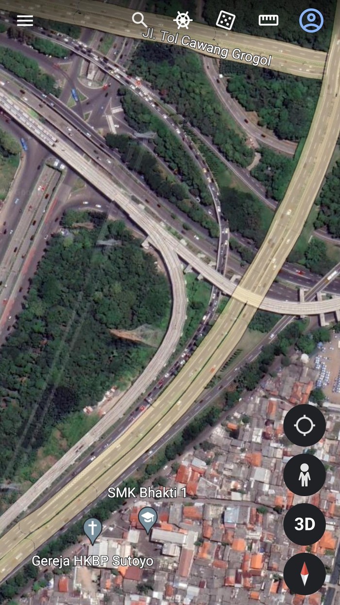 Tersambung Penuh, Penampakan Jalur LRT Jabodebek dari Google Earth Pembangunan LRT Jabodebek secara fisik dikabarkan sudah hampir rampung. Jika dilihat dari aplikasi Google Earth terlihat jalur rel LRT Jabodebek sudah tersambung sepenuhnya dari Bekasi Timur ke Sudirman dan Cibubur.