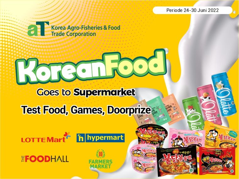 Test Food, Games, Doorprize with aT Korea Agro
