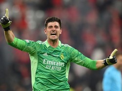 Thibaut Courtois sungguh jadi benteng kukuh untuk menjaga kesucian gawang Real Madrid (Getty Images)