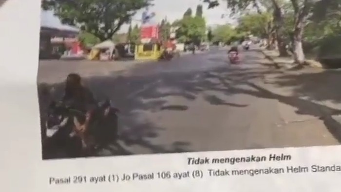 viral tilang salah alamat