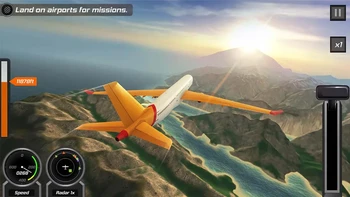 Game Android simulasi yang terakhir diisi oleh Flight Pilot: 3D Simulator. Meskipun tidak menampilkan desain visual yang ciamik, mekanik permainannya sangat seru. Foto: (Google Play Store).
