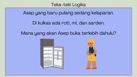 Kira-kira mana yang harus dibuka lebih dulu untuk menghilangkan lapar?