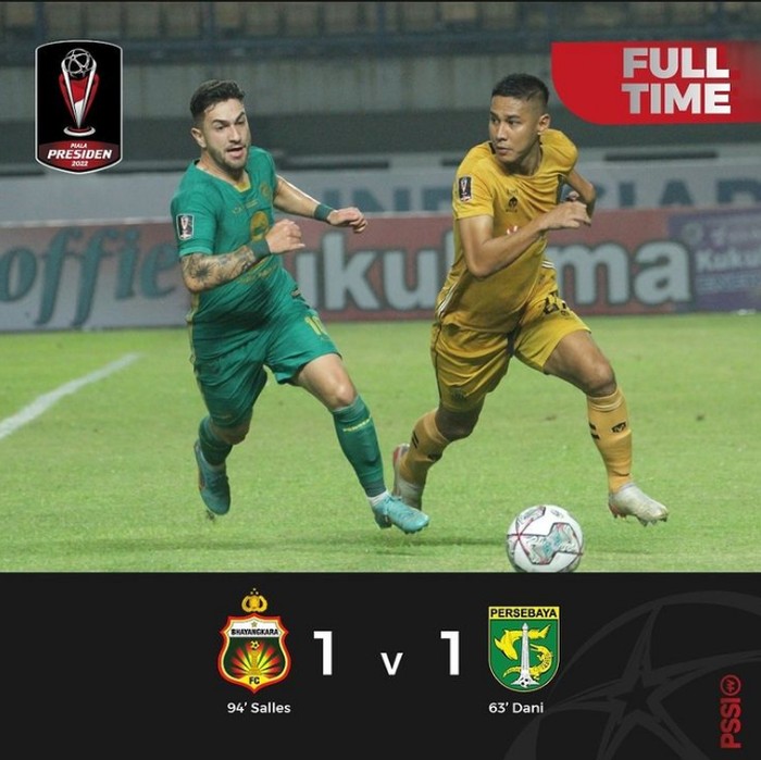 Bhayangkara FC Vs Persebaya