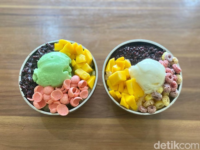 Bubur ketan hitam kekinian di Karawang