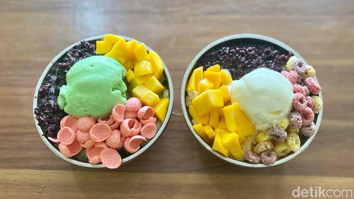 Bubur ketan hitam kekinian di Karawang