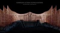 Desain akhir kawasan Istana Kepresidenan pun sudah dipamerkan Perancang Kawasan Istana Negara di Ibu Kota Negara (IKN) Nusantara, Nyoman Nuarta. (Dok. Instagram Nyoman Nuarta)