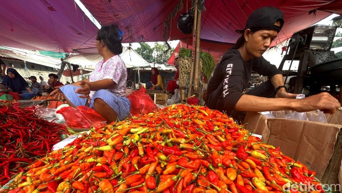 Harga cabai rawit merah terus merangkak naik. Harga cabai rawit merah di Bekasi bahkan menembus kisaran Rp 120 ribu per kilogram.