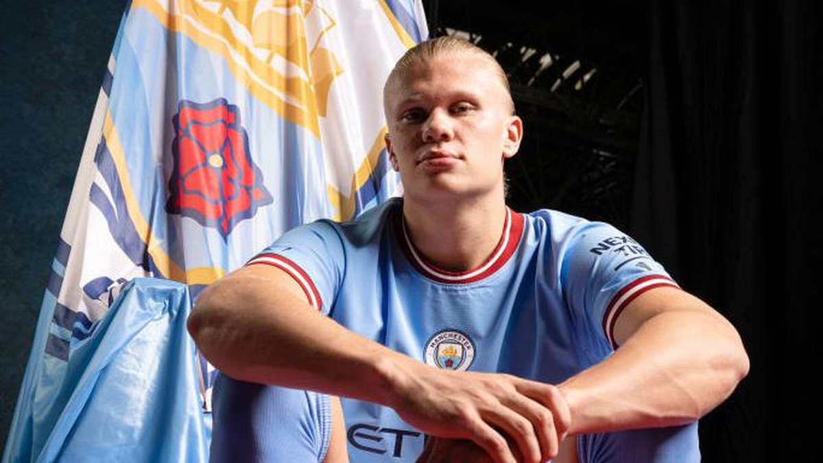 Erling Haaland bergabung ke Manchester City. (Foto: Manchester City FC via Getty Ima/Tom Flathers)