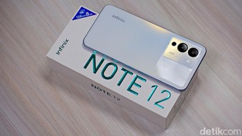 Infinix Note 12 varian 8/128 GB dilepas seharga Rp 2.799.000. Sedangkan versi 8/256 GB dibanderol Rp 2.999.000. Foto: Adi Fida Rahman/detikINET