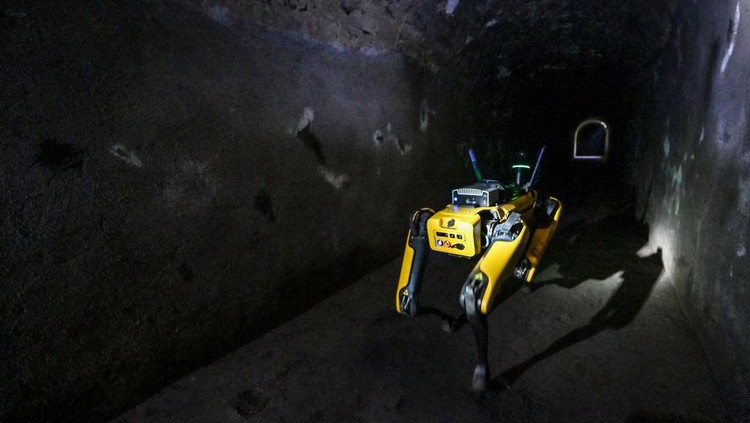 Ini Dia Robot Anjing Penjaga Situs Sejarah Pompeii, Canggih Banget