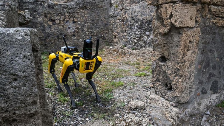 Ini Dia Robot Anjing Penjaga Situs Sejarah Pompeii, Canggih Banget Ini Dia Robot Anjing Penjaga Situs Sejarah Pompeii, Canggih Banget