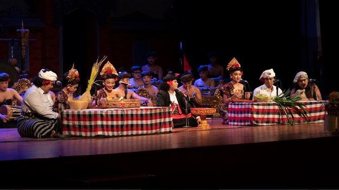 Lomba Taman Penasar yang digelar serangkaian Pesta Kesenian Bali (PKB) ke-44 di Art Center Denpasar, Senin (13/6)