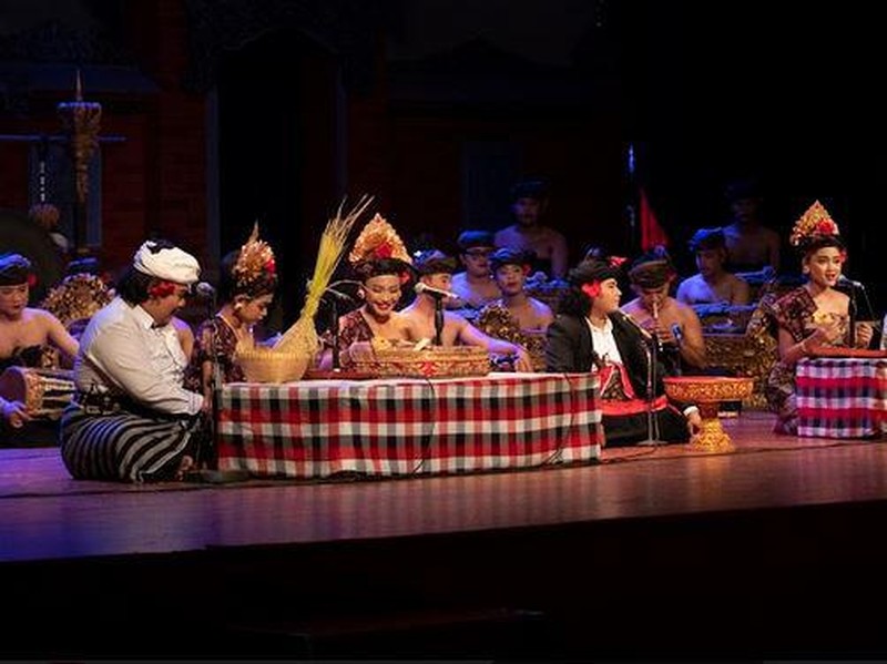 Lomba Taman Penasar yang digelar serangkaian Pesta Kesenian Bali (PKB) ke-44 di Art Center Denpasar, Senin (13/6)