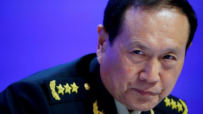 Chinese Defense Minister Wei Fenghe attends the IISS Shangri-la Dialogue in Singapore, June 2, 2019. REUTERS/Feline Lim/File Photo/File Photo
