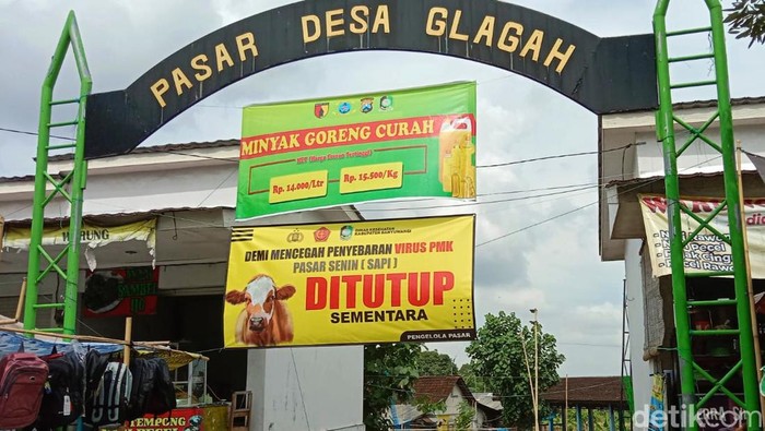 Pasar sapi di Glagah ditutup