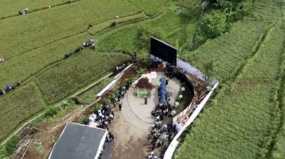 Potret dari Udara Tempat Peristirahatan Terakhir Eril