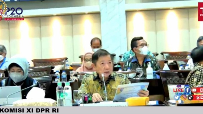 Rapat Kerja Menteri PPN/Kepala Bappenas Suharso Monoarfa di Komisi XI DPR