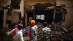 Foto Penghancuran Rumah Tokoh Islam di India Gegara Demo Nupur Sharma