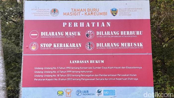 Taman Buru Gunung Masigit Kareumbi.