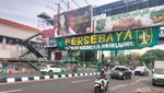 Wajah Jalan di Surabaya Jelang Ultah Persebaya