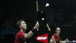 Aksi Pasangan Ganda Prancis Lolos 16 Besar Indonesia Open