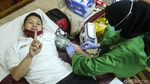 Momen Anies Pantau Donor Darah PMI DKI Jakarta