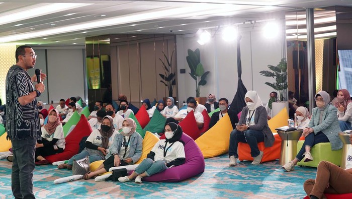 Diskusi peran milenial BSI untuk mendorong literasi keuangan syariah digelar di Jakarta, Selasa (14/6). Diskusi ini menghadirkan Staf Khusus III Menteri BUMN Arya Sinulingga.