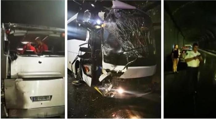Bus Timnas Bulgaria Kecelakaan