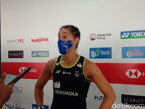 Carolina Marin Tak Patok Target Tinggi di Indonesia Open 2022