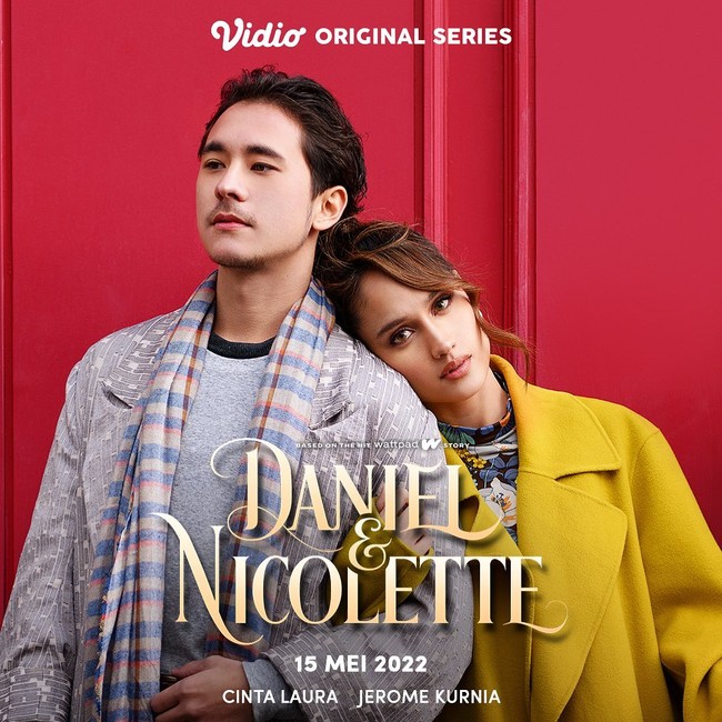 Dalam serial web berjudul Daniel & Nicolette tersebut, Cinta Laura beradu akting dengan Jerome Kurnia. ”IT’S OFFICIAL | I’M MARRIED… on @vidiooriginals’ Daniel & Nicolette. 😋 Yang belum nonton ayo langsung ke @vidiodotcom! Episode 7 udah tayang nih!” tulisnya berpromosi. Foto: Instagram @claurakiehl